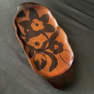 Hand Carved Wooden Tray